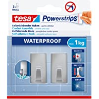 tesa Powerstrips Waterproof Hooks S metal rectangular